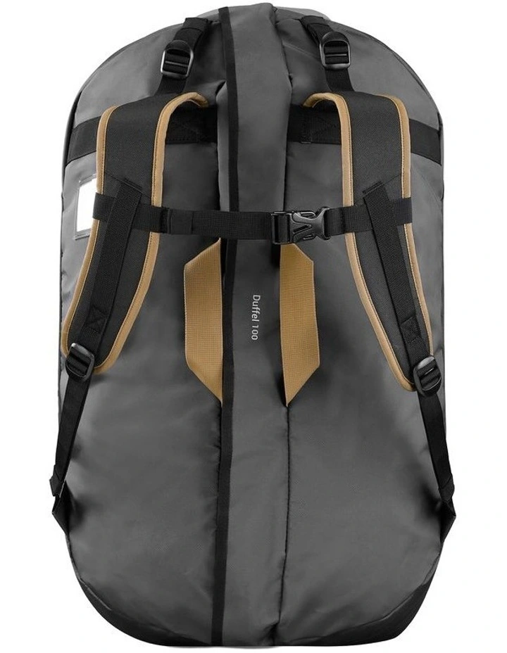 Trekking Duffel 100 Basic Carry Bag 100L in Grey image 3