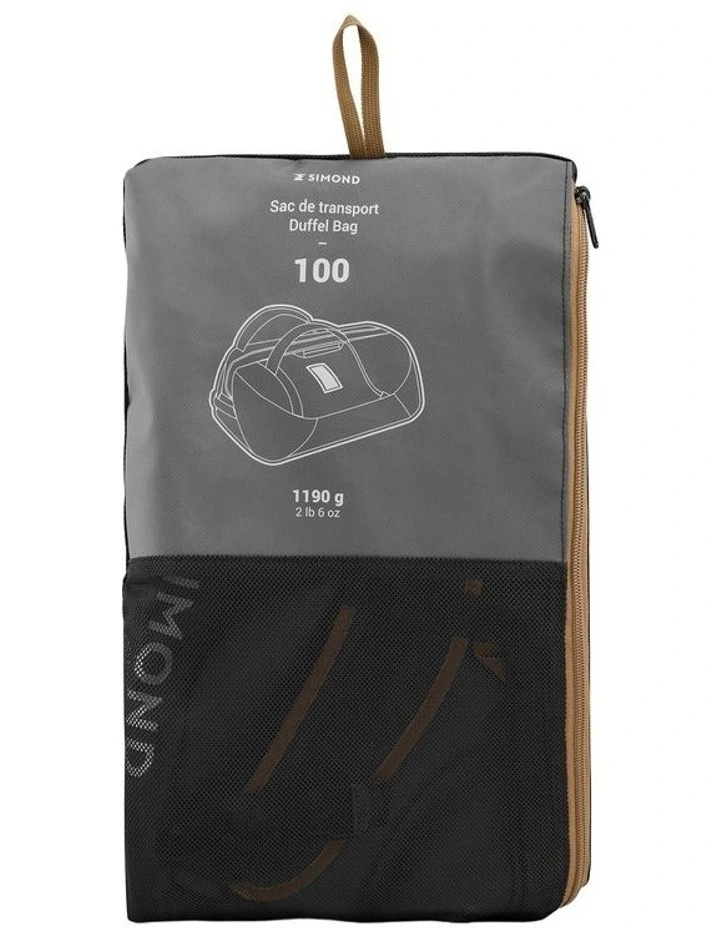 Trekking Duffel 100 Basic Carry Bag 100L in Grey image 7