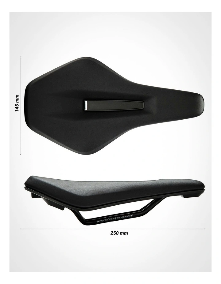 Road, Gravel, MTB Saddle Comfort 145 mm in Black image 3