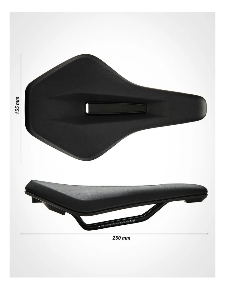 Comfort Road, Gravel, MTB Saddle 155mm in Black image 3