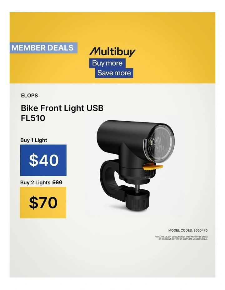 FL510 USB Front Light in Black image 5