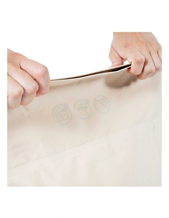 IPX4 Waterproof Bag 10L in Beige image 7