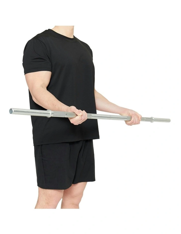 Weight Training Bar 28 mm, 1.20m in Silver image 5
