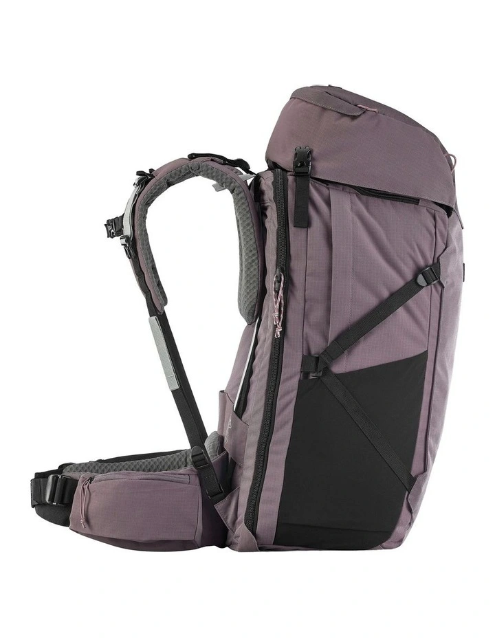 Travel Trekking 60+6L Backpack Travel 900 With Suitcase Opening in Purple image 3