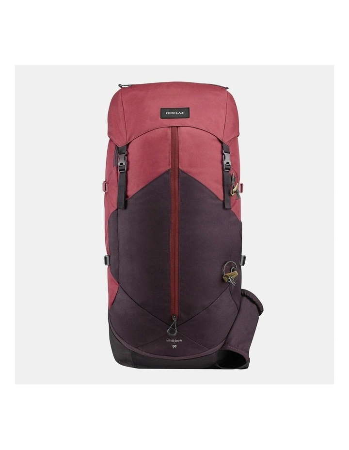 Mountain Trekking Backpack 50L in Red image 2