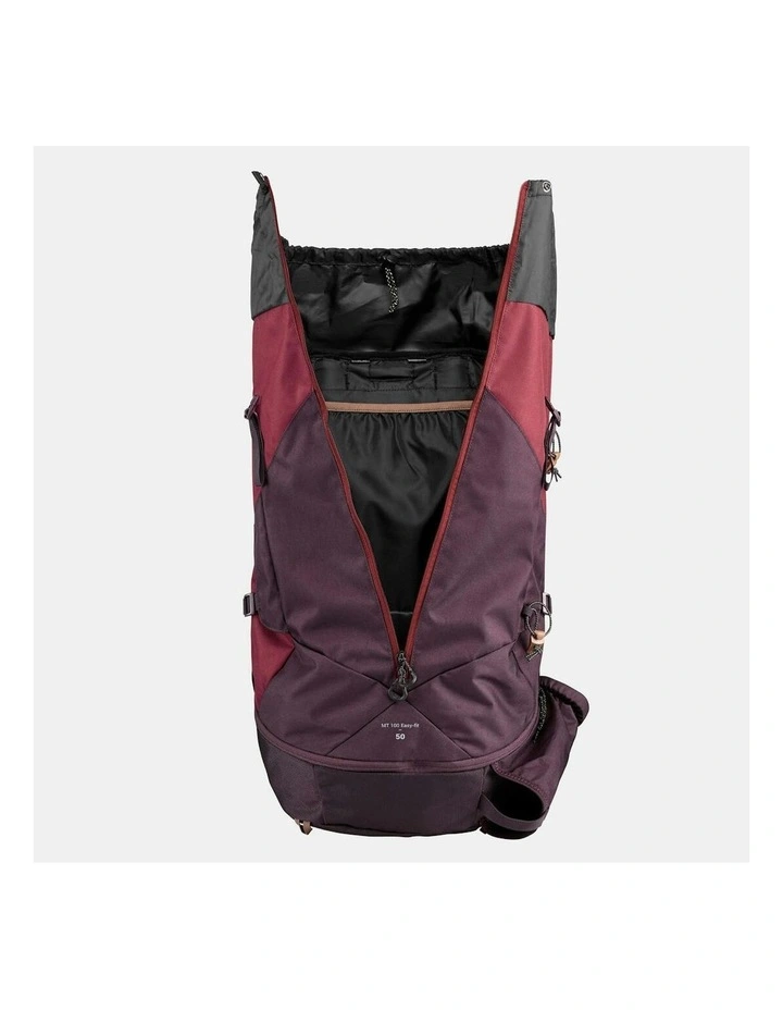 Mountain Trekking Backpack 50L in Red image 7