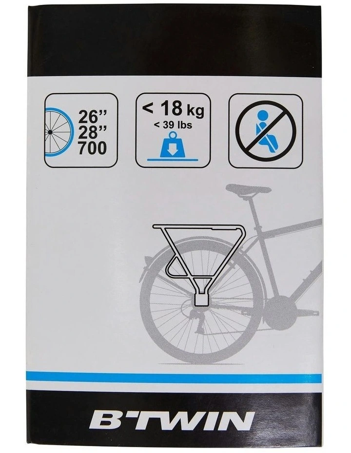 900 Ultra Light Pannier Rack in Black image 7