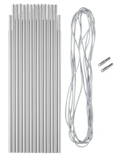 Aluminium Pole Kit 14x32.5cm in Silver