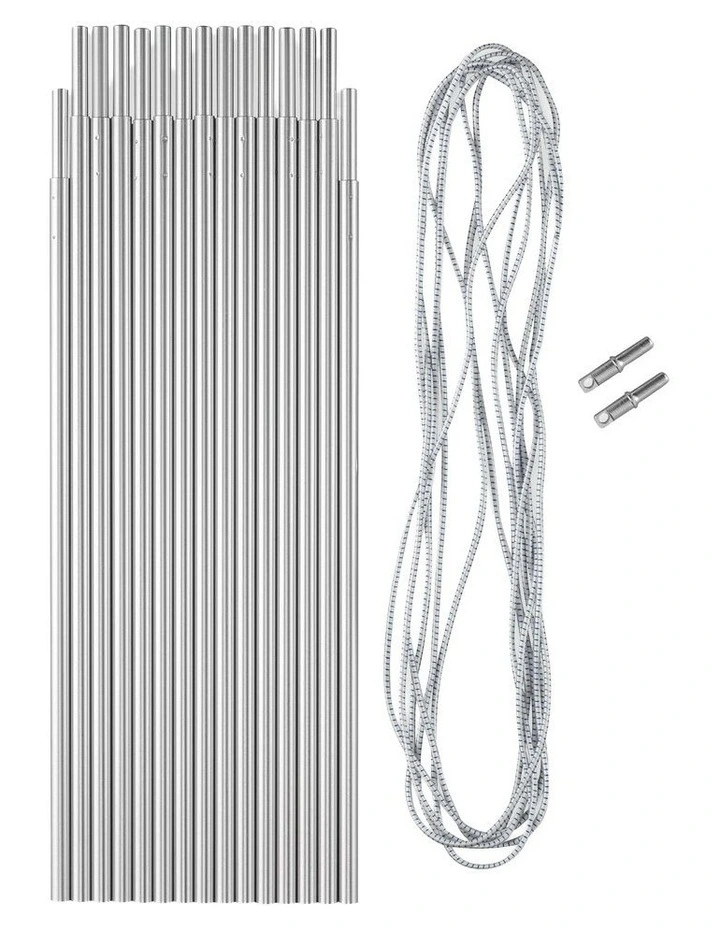 Aluminium Pole Kit 14x32.5cm in Silver image 1