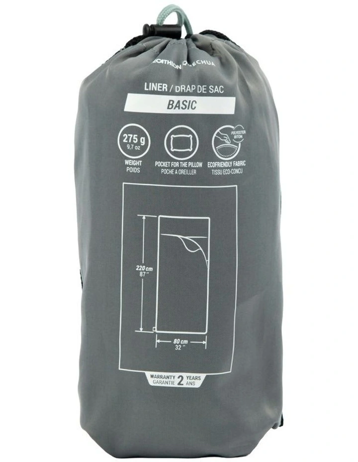 Basic Polyester Bag Liner for Sleeping Bag in Grey image 1