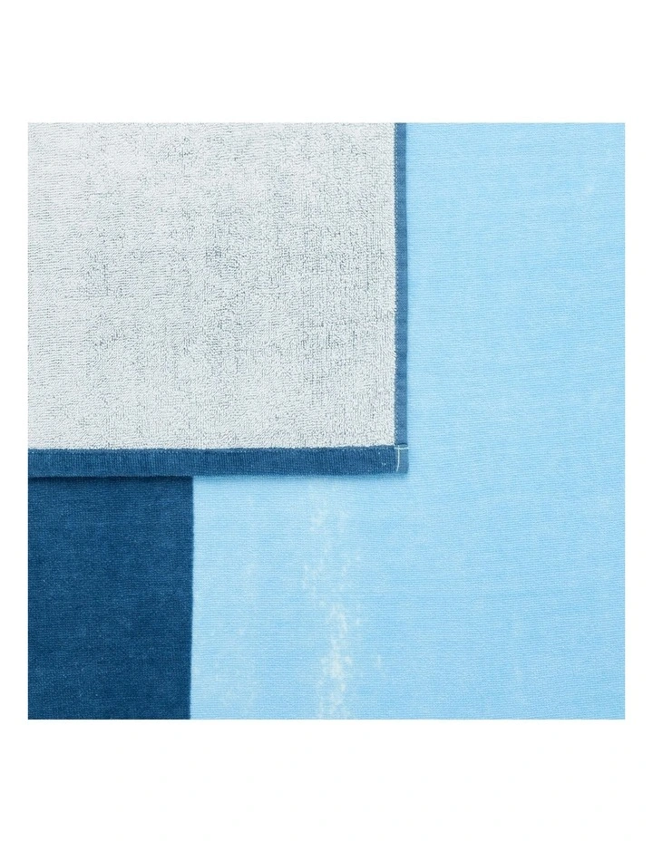 Beach Towel 145 x 85 cm in Aqua Blue image 4