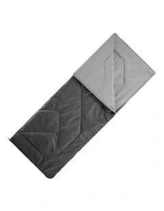Camping Sleeping Bag ARPENAZ 15 in Grey