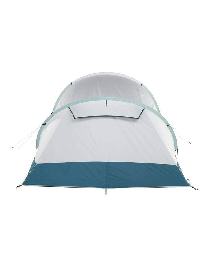 Camping Tent with Poles Arpenaz 4.1 F&B 4 Persons 1 Bedroom in Blue image 6