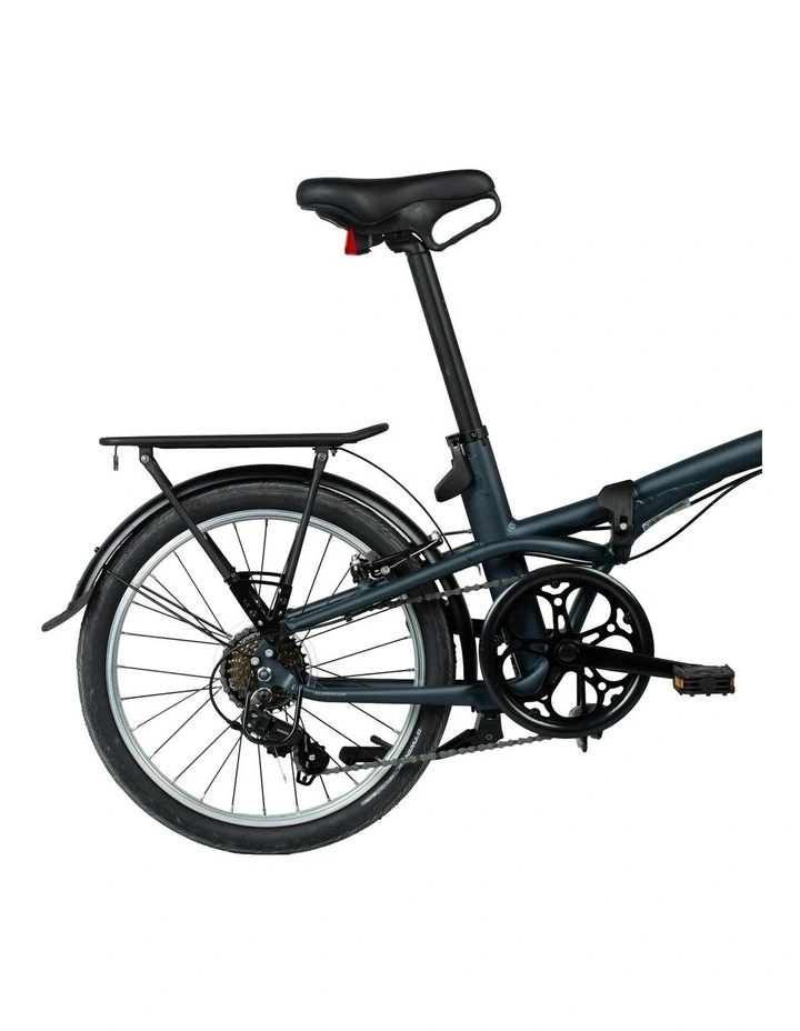 Folding Ultra Lightweight Bike Pannier Rack 20" in Black image 2