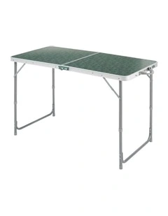 Folding Camping Table 4 -6 People in Green