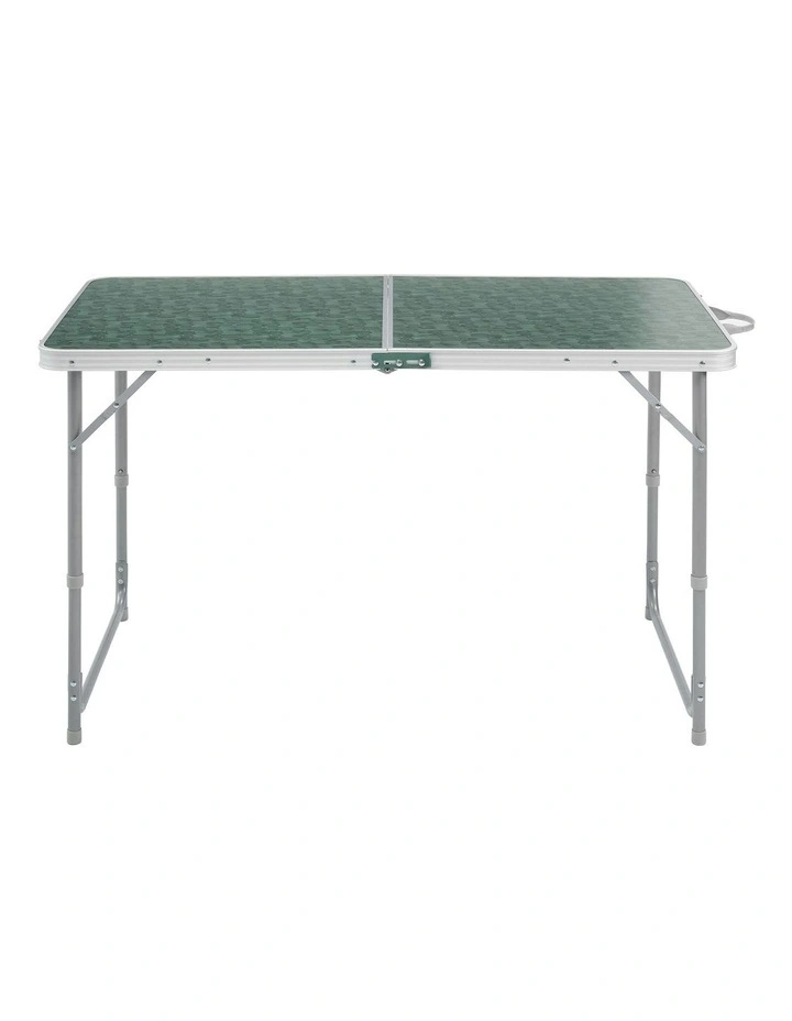 Folding Camping Table 4 -6 People in Green image 2