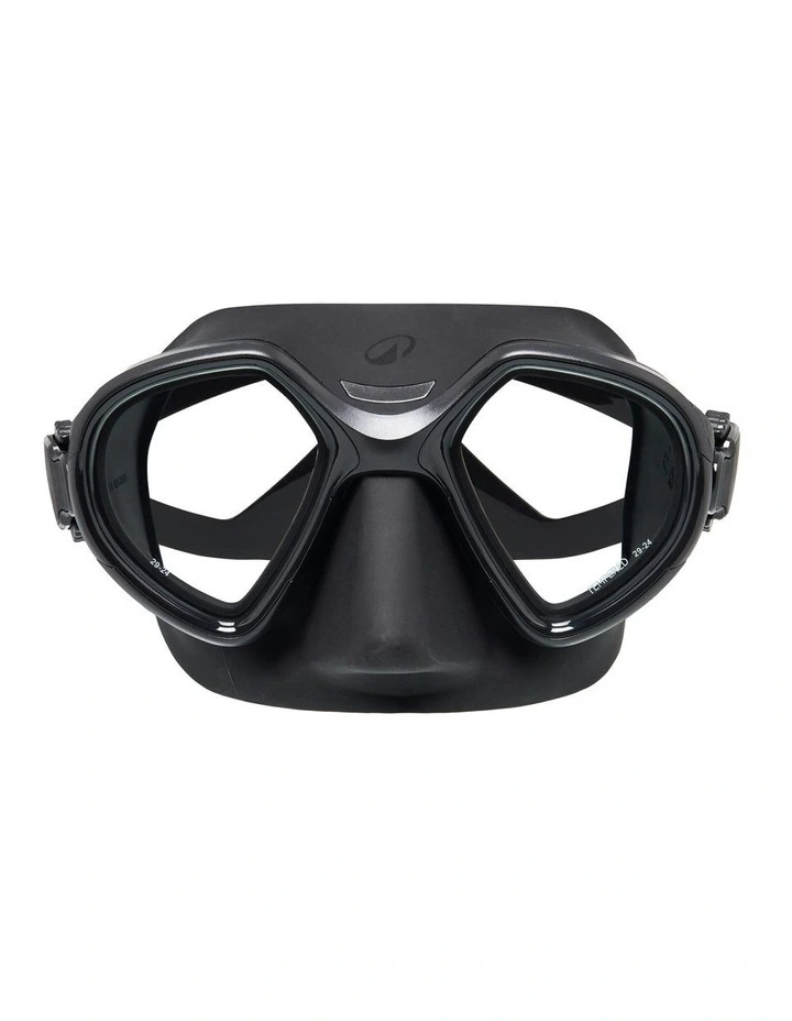 Freediving Spearfishing Low Volume Anti-Fog Mask 500 in Black image 2