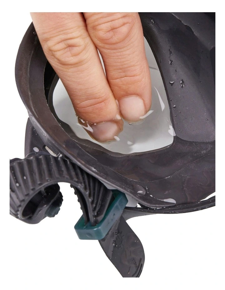 Freediving Spearfishing Low Volume Anti-Fog Mask 500 in Black image 4