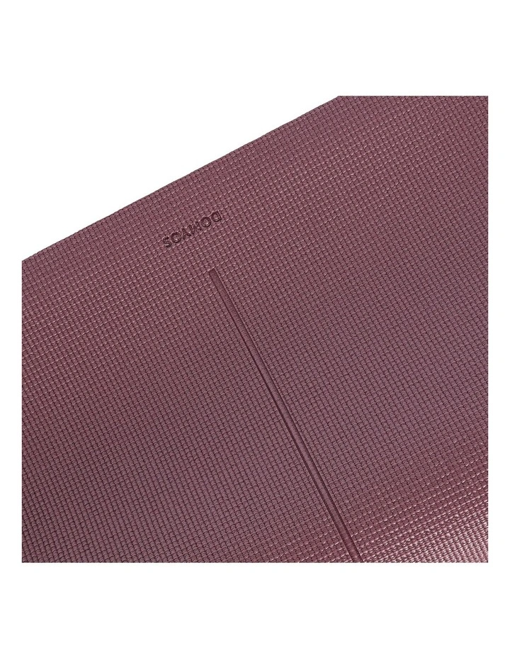 Gentle Yoga Comfort Mat 173cm  61cm  8mm in Burgundy image 4