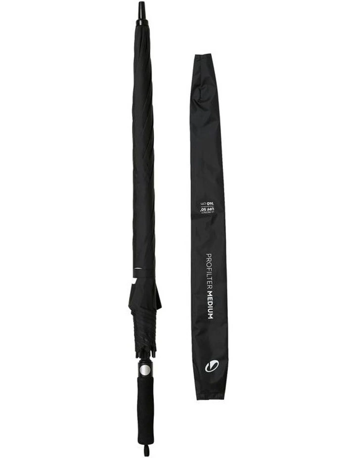 Eco Designed Golf Pro Filter Medium Umbrella in Black image 2