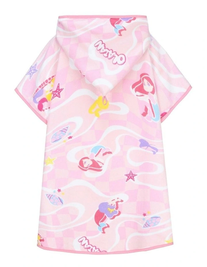 Surfing Poncho 500 Check in Pink image 3