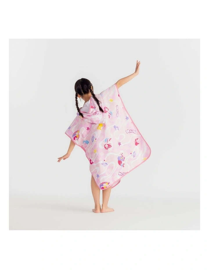 Surfing Poncho 500 Check in Pink image 7