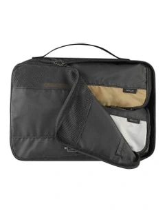 1 Large and 2 Small Kit of 3 Travel Storage Bags in Black