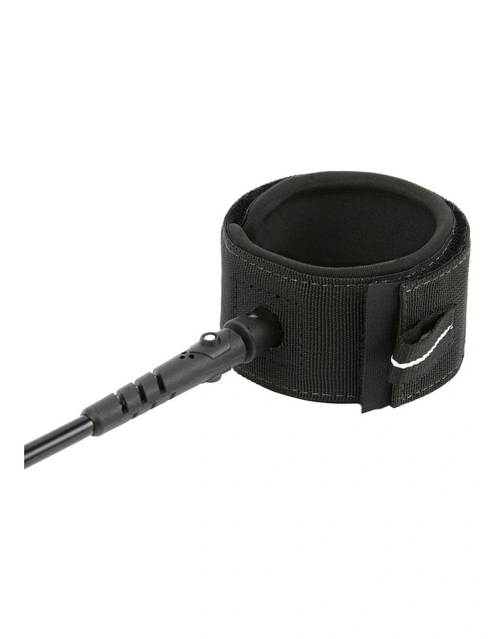 Decathlon LongBoard leash 9inch 500 7mm Diameter Black image 5