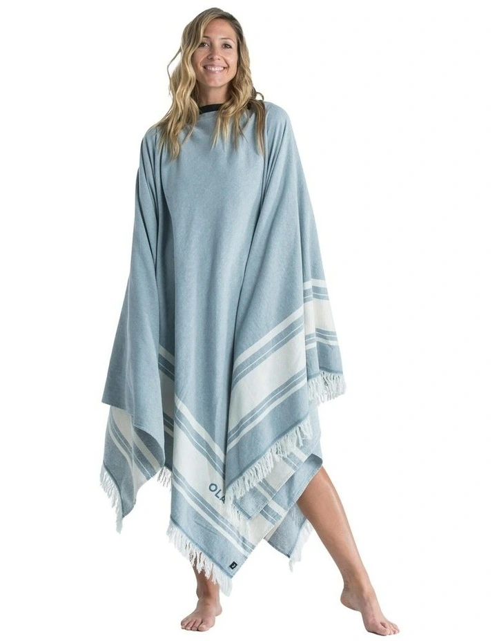 Poncho Towel XXL 190x190 cm in Blue image 1