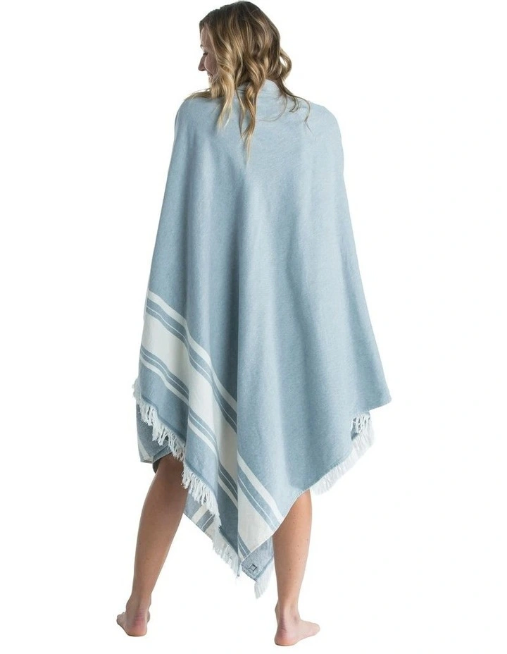 Poncho Towel XXL 190x190 cm in Blue image 2
