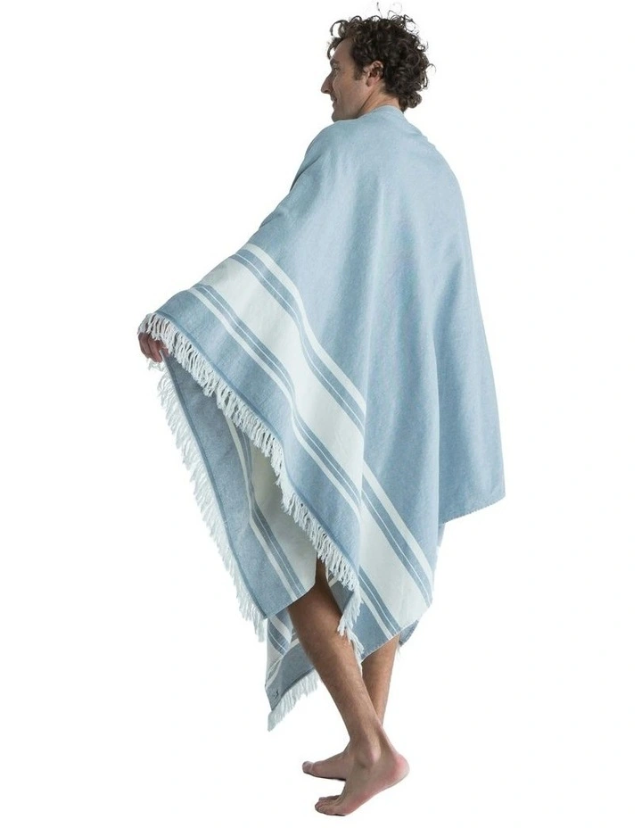 Poncho Towel XXL 190x190 cm in Blue image 7