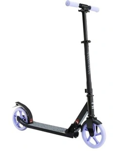 Mid 7 Scooter with Kickstand in Black/Lavender
