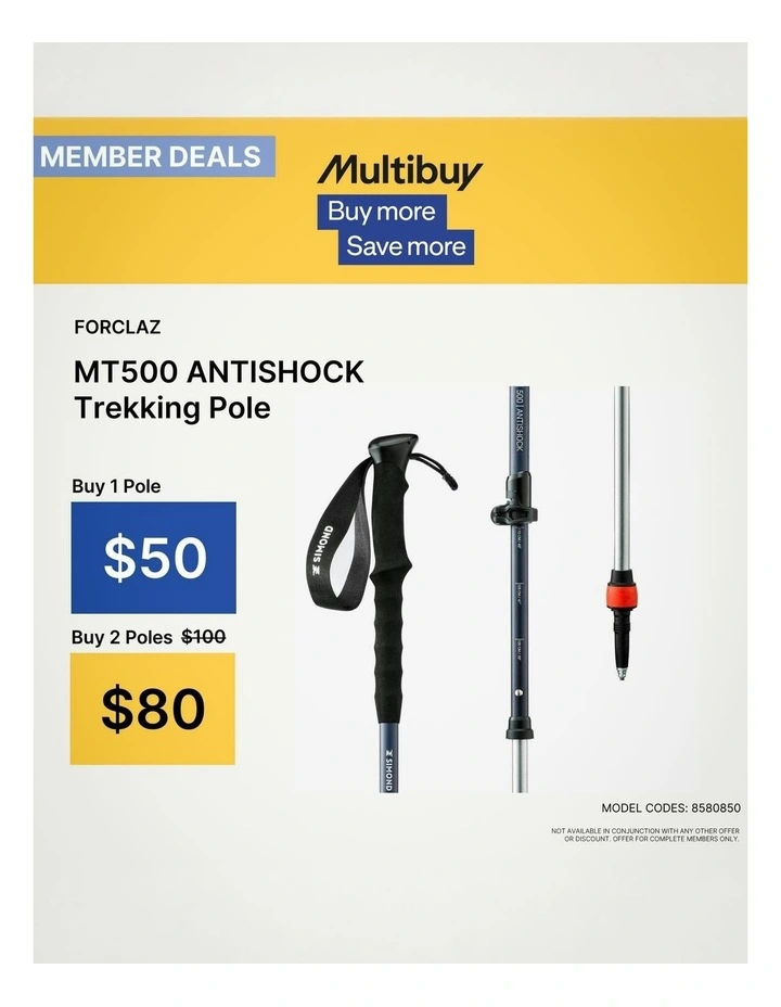 MT500 Shock-Absorption Hiking Pole in Multi image 6