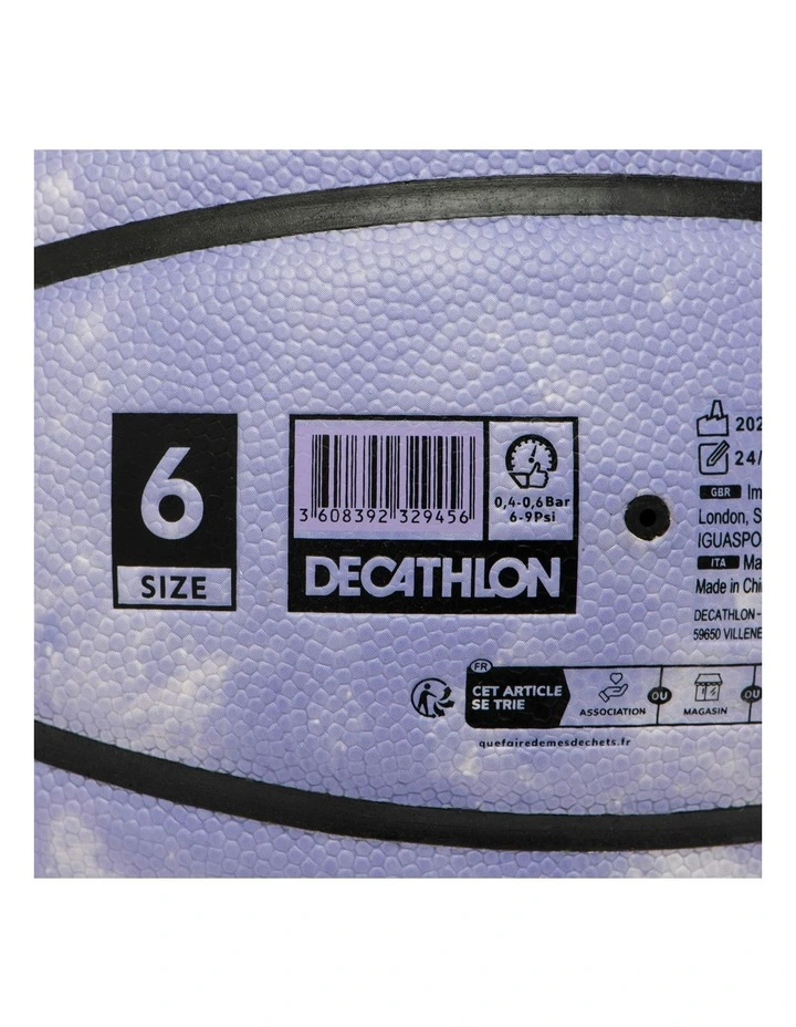 Size 6 Basketball BT500 Touch in Purple image 6