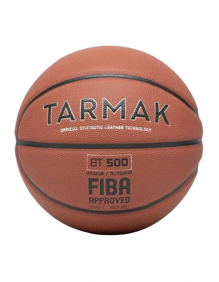 Size 6 FIBA Basketball BT500 Touch in Orange image 1