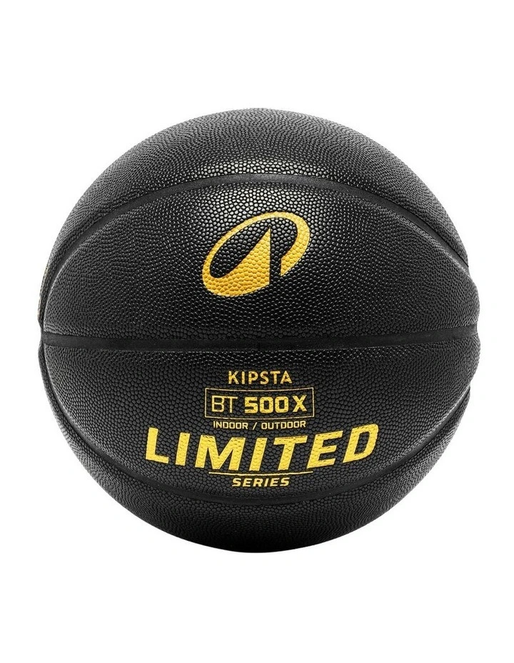 Size 7 Basketball BT500 Grip in Black/Gold image 1