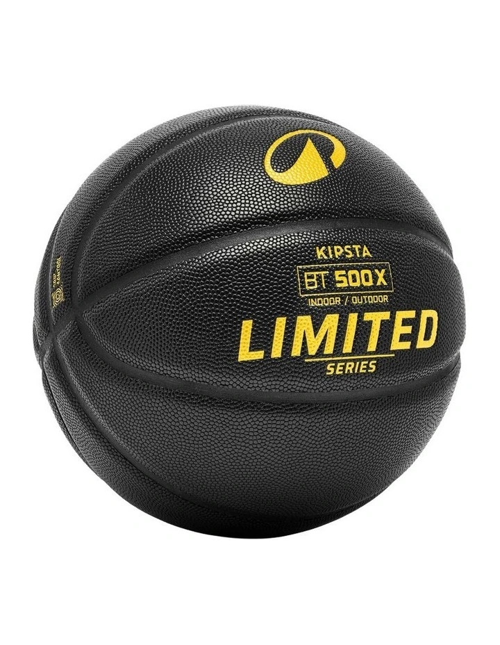 Size 7 Basketball BT500 Grip in Black/Gold image 2