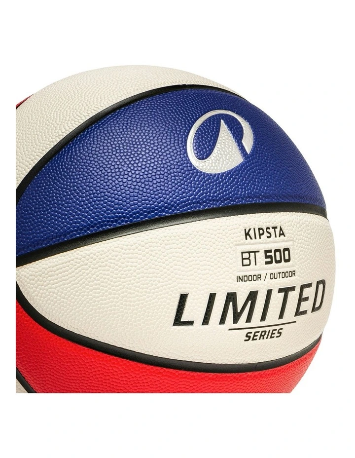 Size 7 Basketball BT500 Touch in Blue/Red image 4