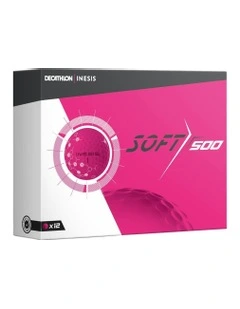 Soft 500 Golf Ball x12 in Pink