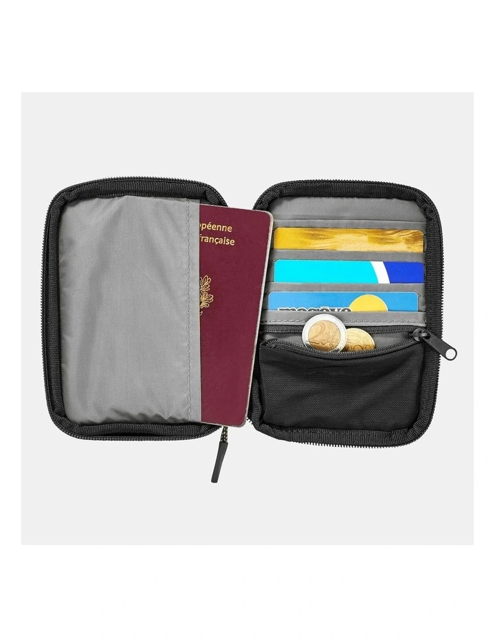 Travel Trekking Organiser Wallet S in Black image 4