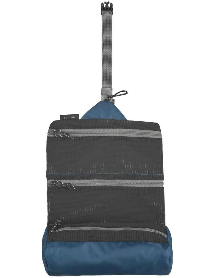 Trekking Ultra Light Foldable Toiletry Bag in Blue image 3
