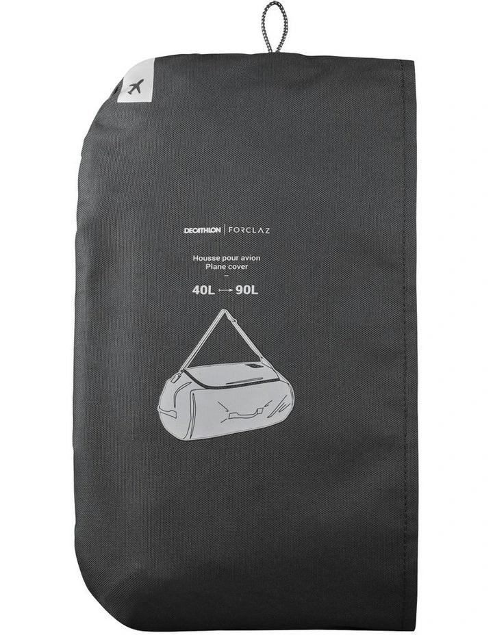 Trekking Plane Cover for Backpack in Black image 3