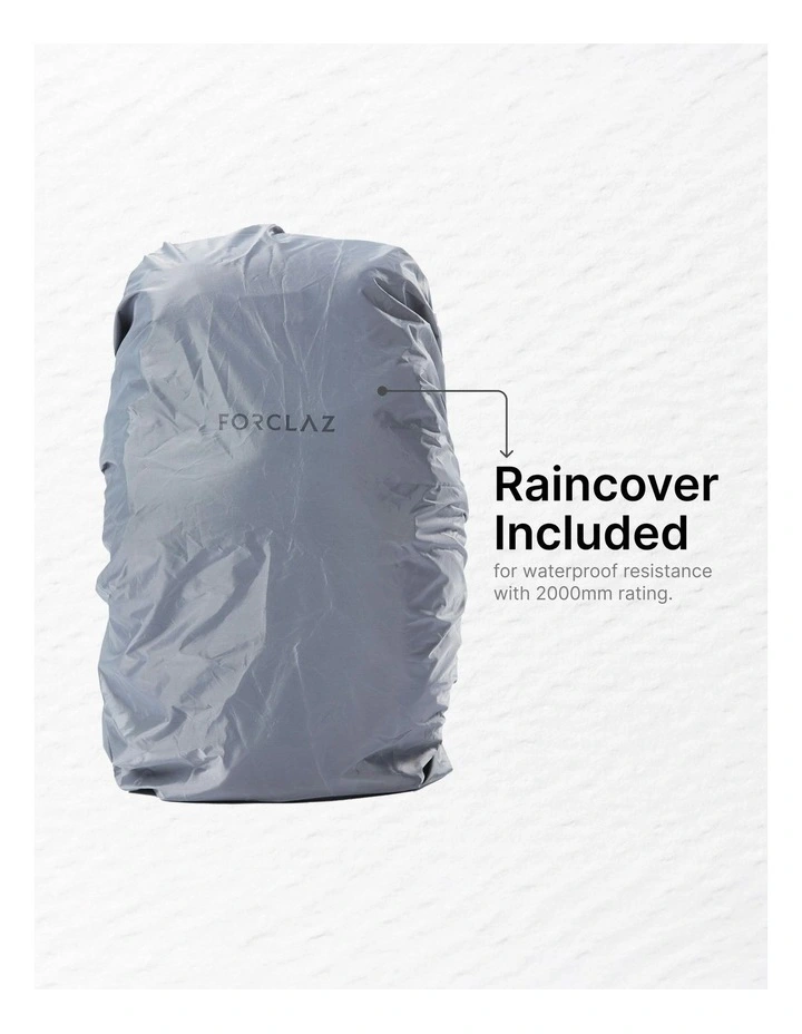 Trekking Travel Backpack 60 Litres 100 in Khaki image 7