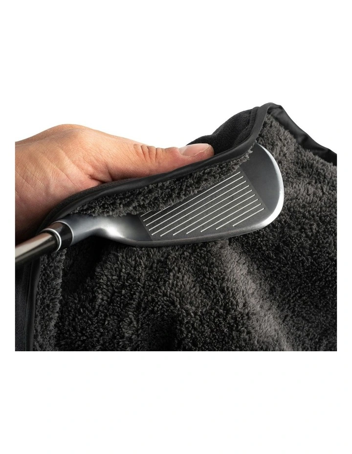 Two Sided Golf Towel in Black image 5