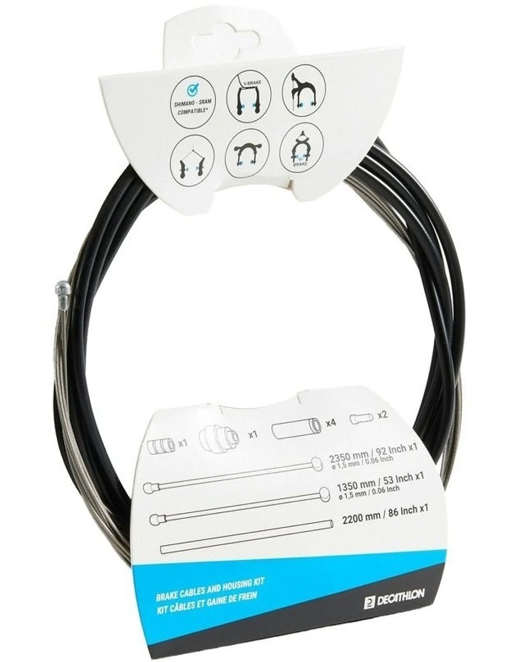 Universal Brake Cable and Housing Kit in Multi image 2