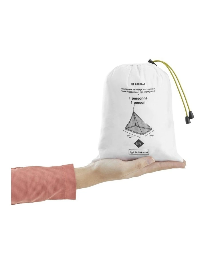 Untreated Travel Mosquito Net in White image 6