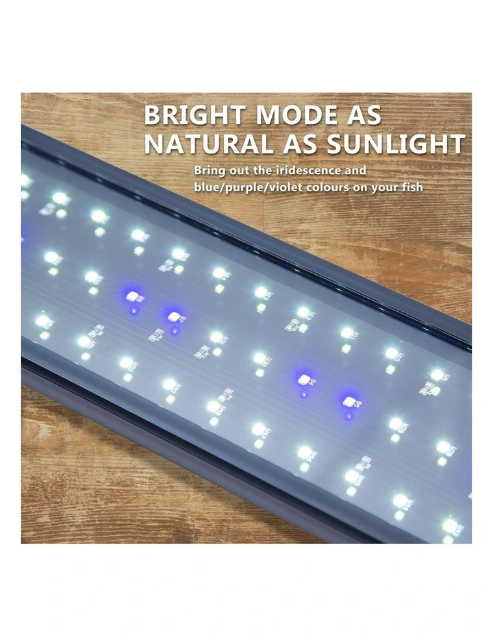 Aquarium Tank Blue White LED Light 11W 50-70cm 2 Set image 3