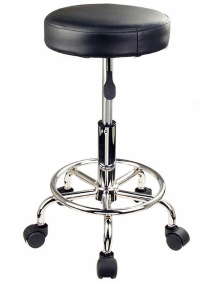 2 Set Barber Lift Stool in Black image 2