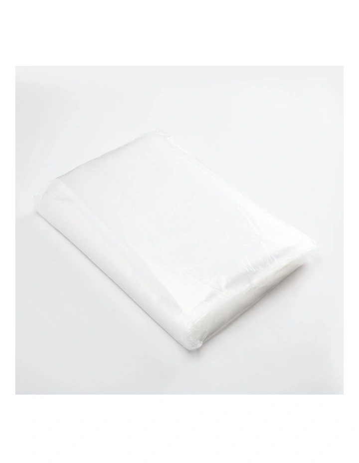 100 X Vacuum Food Sealer Bag 20cm x 30cm in White image 1