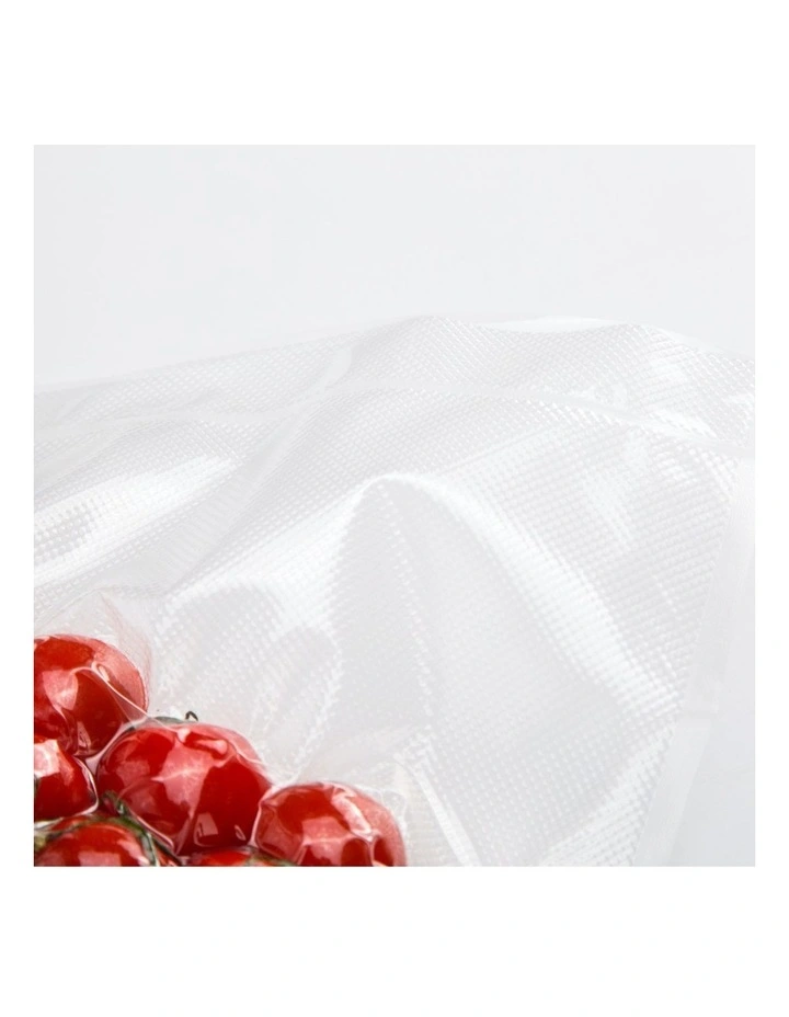 100 X Vacuum Food Sealer Bag 20cm x 30cm in White image 2